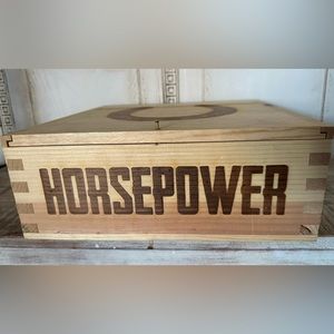 Horsepower Wooden Wine Box 🍷